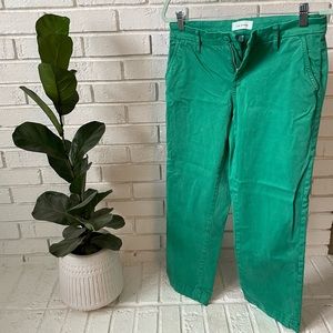 Lila Ryan Size 4 Green chinos